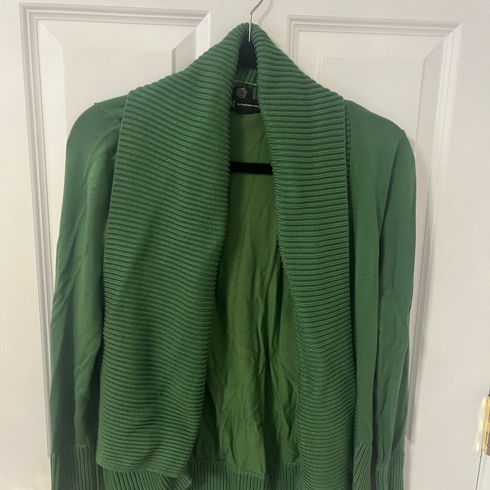 INC International Concepts Emerald Cardigan